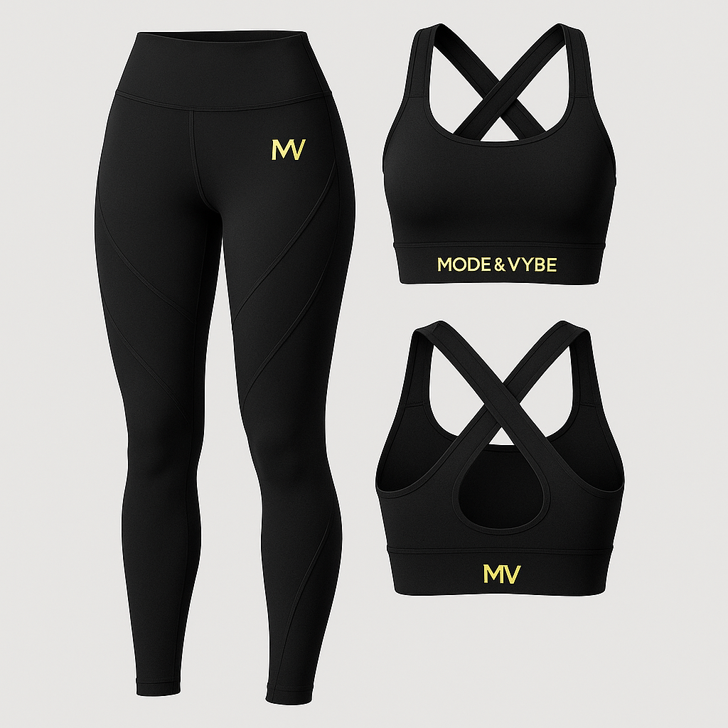 Conjunto Sport Black Luxe 3P