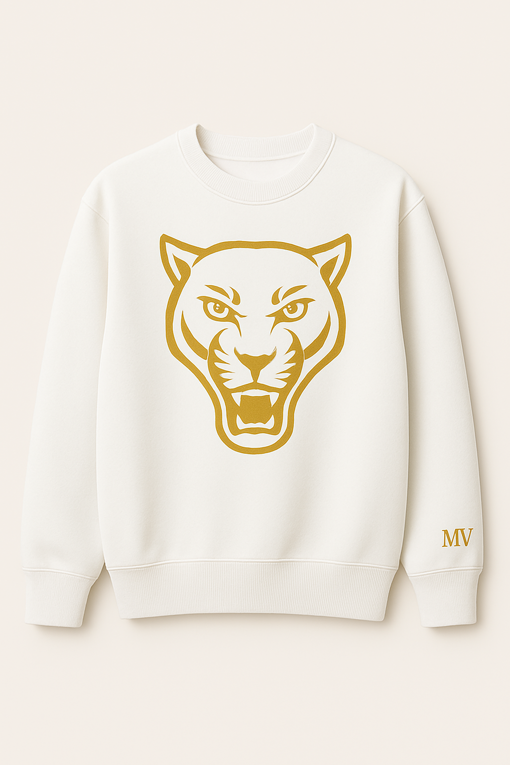 Sudadera Ivory Panther Head
