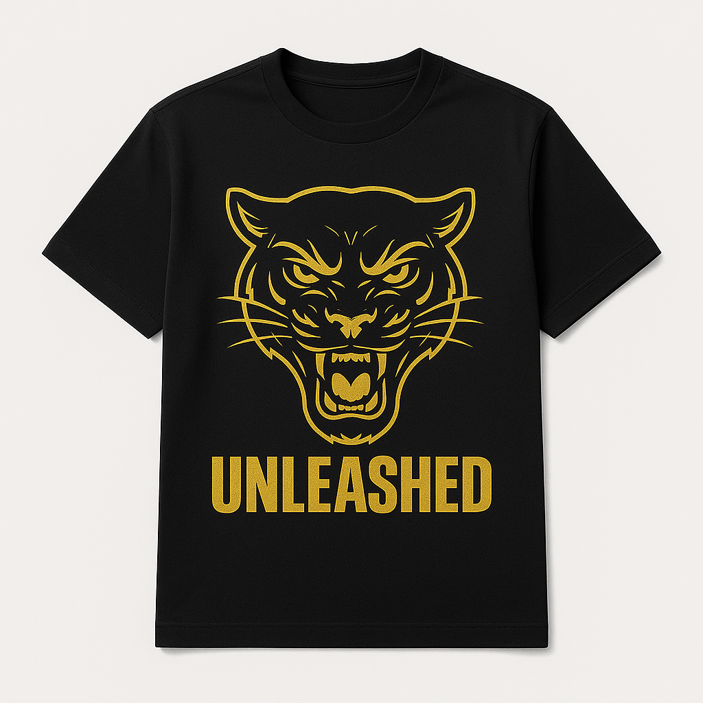 Camiseta Panther Unleashed Gold