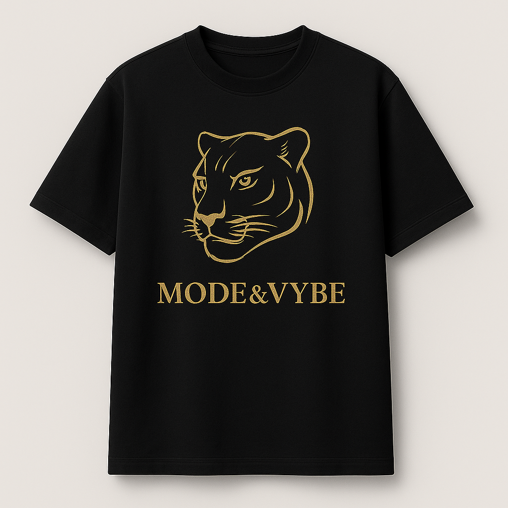 Camiseta Panther Front Gold